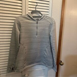 REI Gray Zip Up Sweater Casual Versatile
